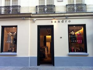 le magasin de destockage sandro à Paris