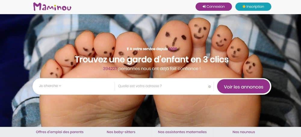 maminou est un des meilleurs sites de baby-sitting