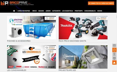bricoprive est un des meilleurs sites de ventes privées de bricolage