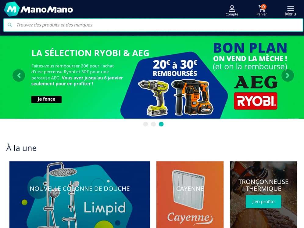 manomano le site de bricolage pas cher pour gagner de l'argent