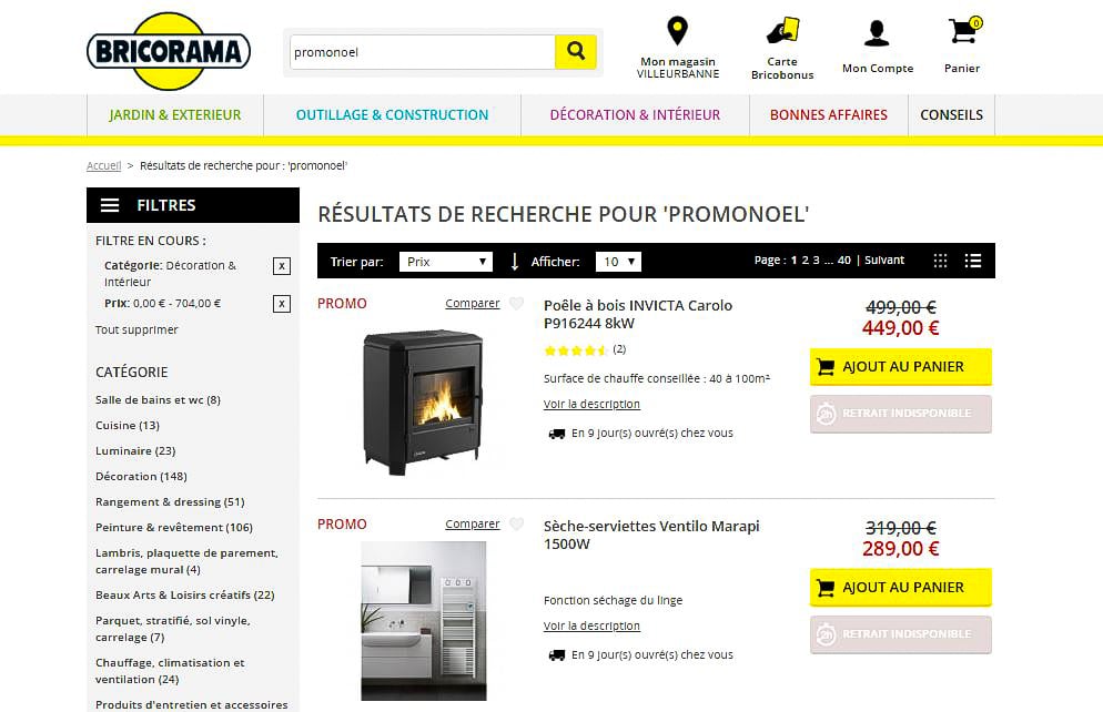 Bricorama un des meilleurs sites pour acheter votre bricolage pas cher.