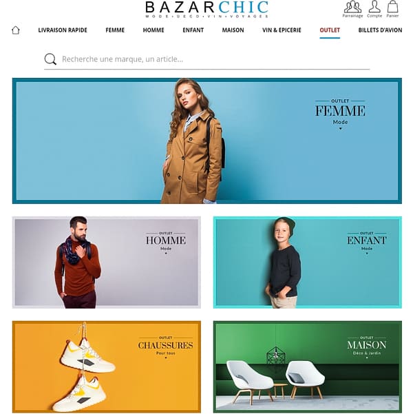 Bazarchic est un des meilleurs sites de ventes privées