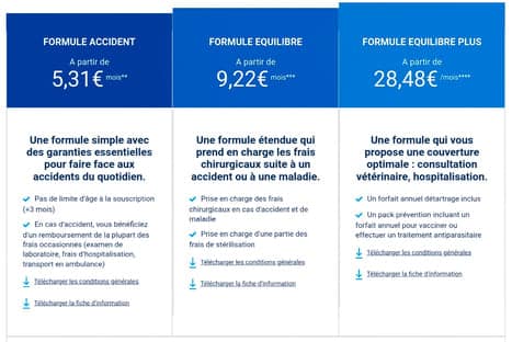 Carrefour tableau de remboursement d'une des meilleures assurances pour animaux