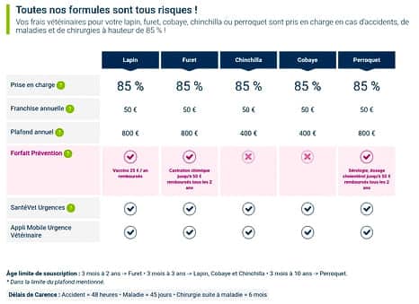 santevet.com est une des meilleures assurances pour NAC