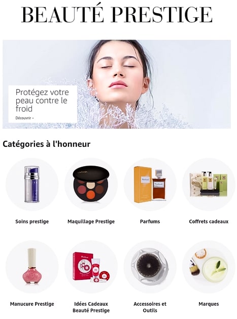 Beauté prestige d'amazon est un des meilleurs sites de parfums pas cher