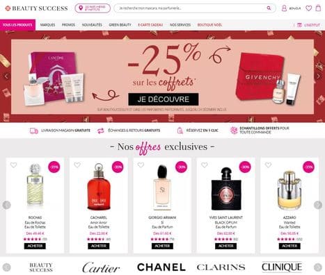 parfums pas cher : Beauty success est un des meilleurs sites de parfum