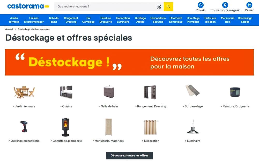 bricolage pas cher : castorama est un des meilleurs sites de bricolage pas cher